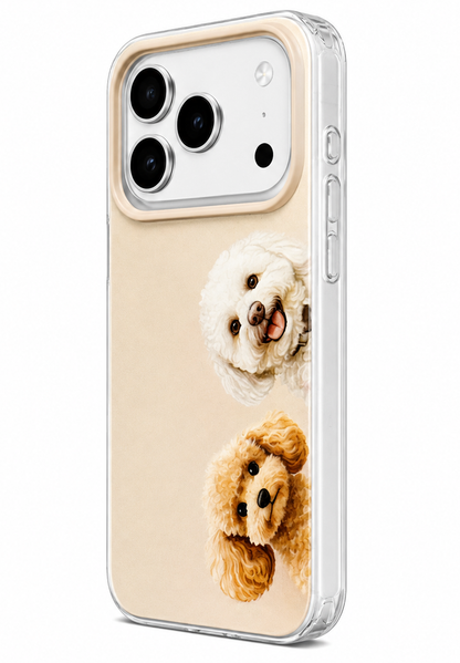Hülle für Samsung Galaxy A07 5G A076 / A07 4G A075, Perfect Case, Dreamora Pudel, Mehrfarbig