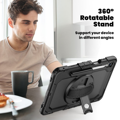 Hülle für Samsung Galaxy Tab S11, Tech-Protect, Solid360, Schwarz