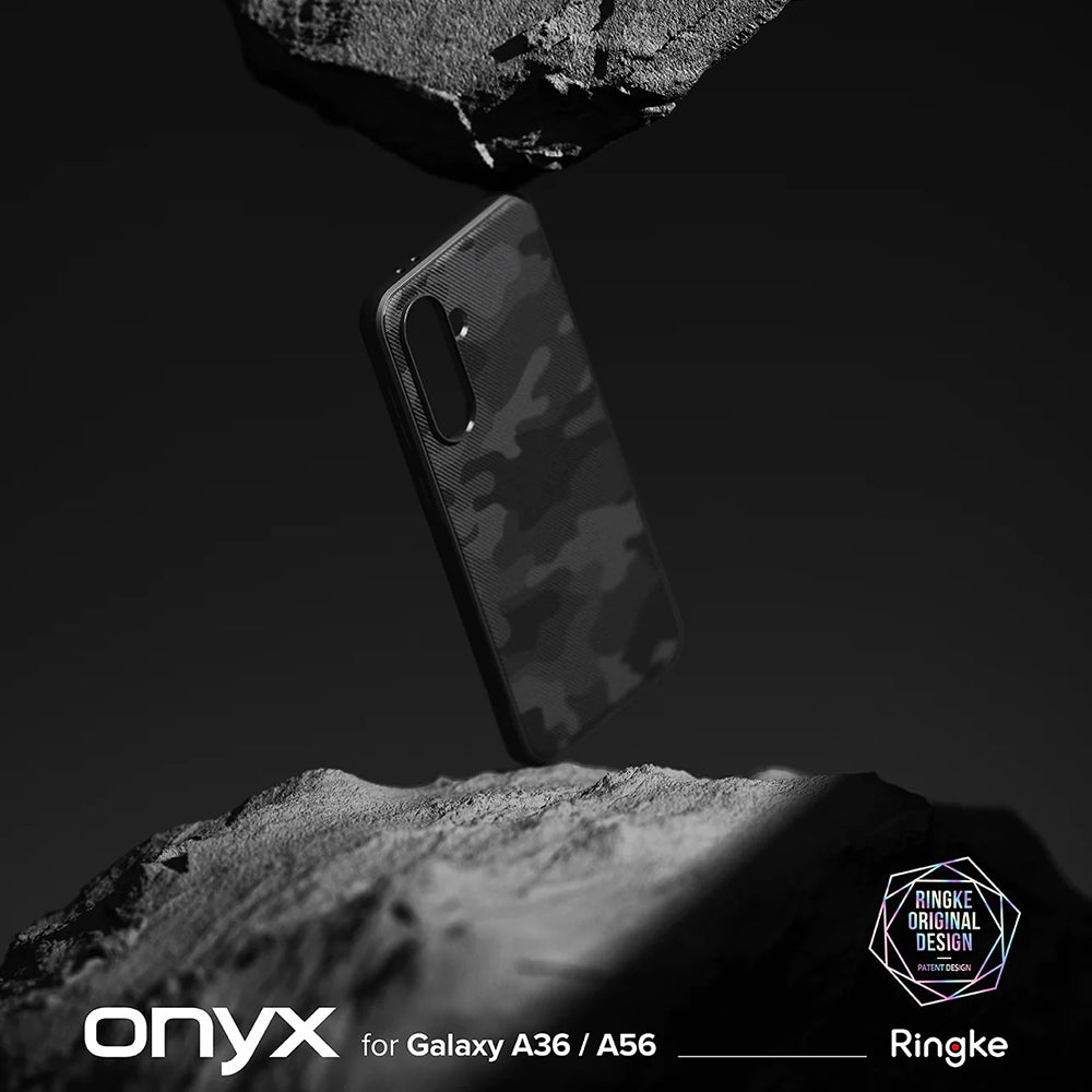 Hülle für Samsung Galaxy A56 A566 / A36 A366, Ringke, Onyx Camo, Schwarz