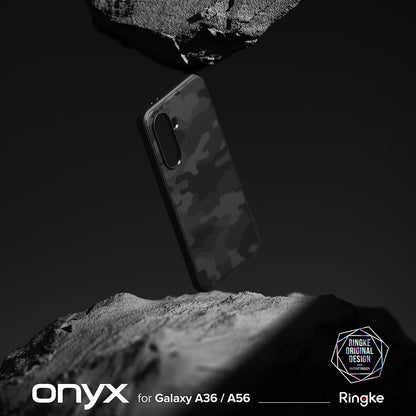 Hülle für Samsung Galaxy A56 A566 / A36 A366, Ringke, Onyx Camo, Schwarz