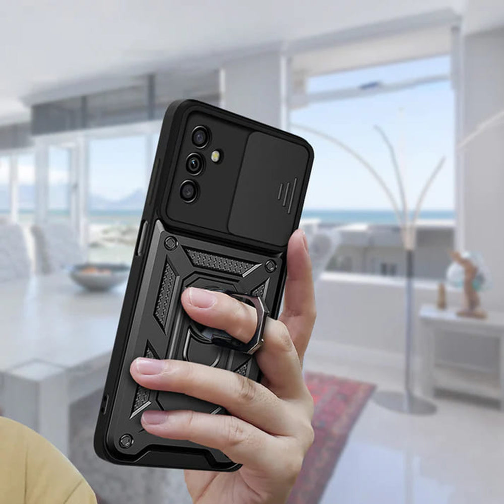 Hülle für Samsung Galaxy A04s A047 / A13 5G A136, Techsuit, CamShield, Schwarz