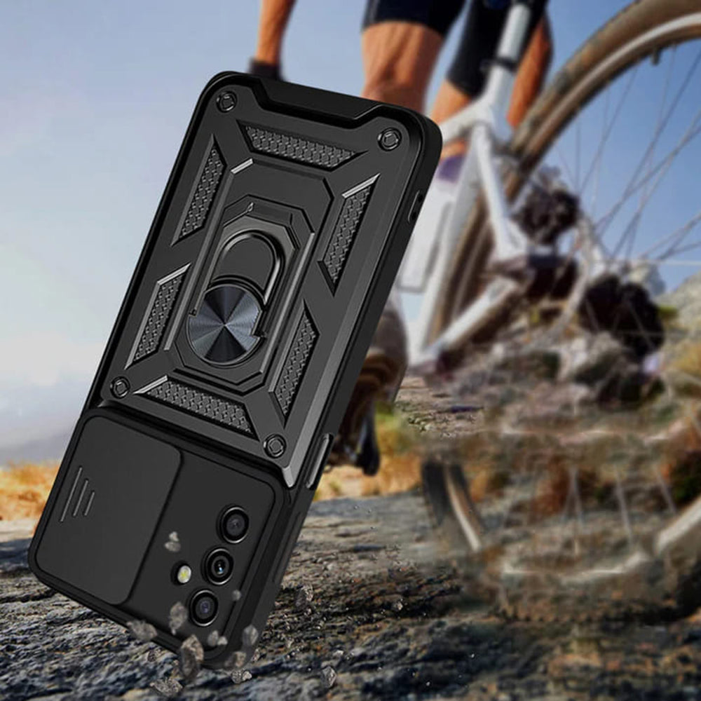 Hülle für Samsung Galaxy A04s A047 / A13 5G A136, Techsuit, CamShield, Schwarz