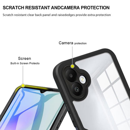 Hülle für Samsung Galaxy A05 A055, Techsuit, ColorVerse 360, Schwarz