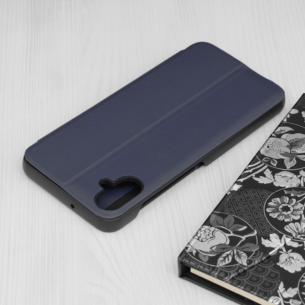 Hülle für Samsung Galaxy A05 A055, Techsuit, eFold, Dunkelblau