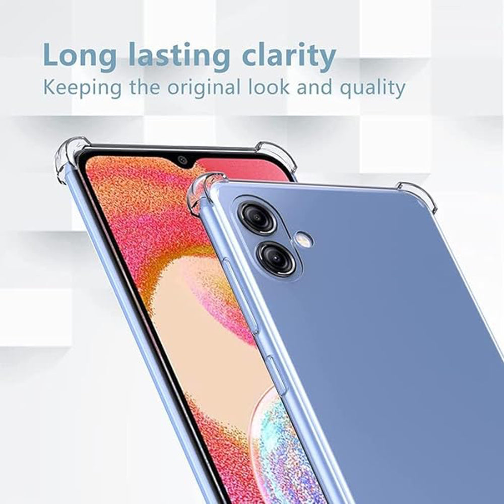 Hülle für Samsung Galaxy A05 A055, Techsuit, stoßfest klar, transparent