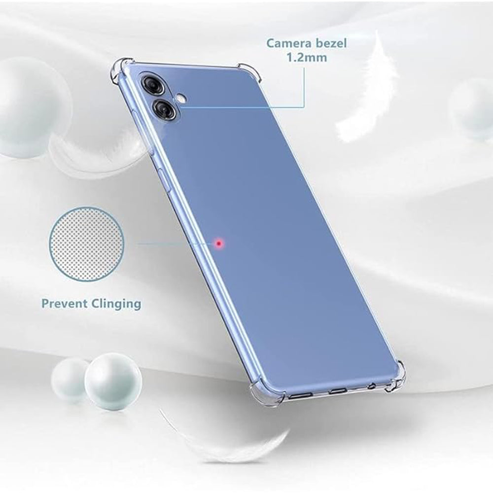 Hülle für Samsung Galaxy A05 A055, Techsuit, stoßfest klar, transparent