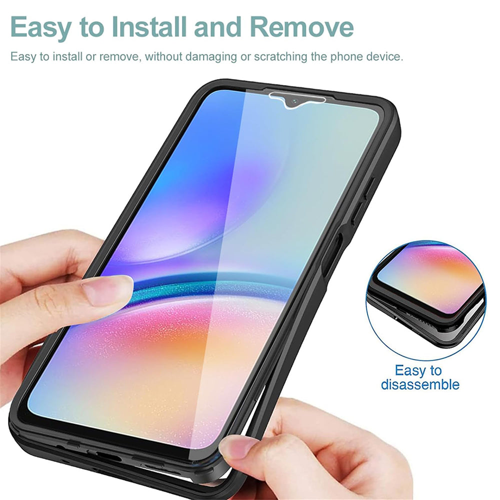 Case for Samsung Galaxy A05s A057, Techsuit, ColorVerse 360, Black