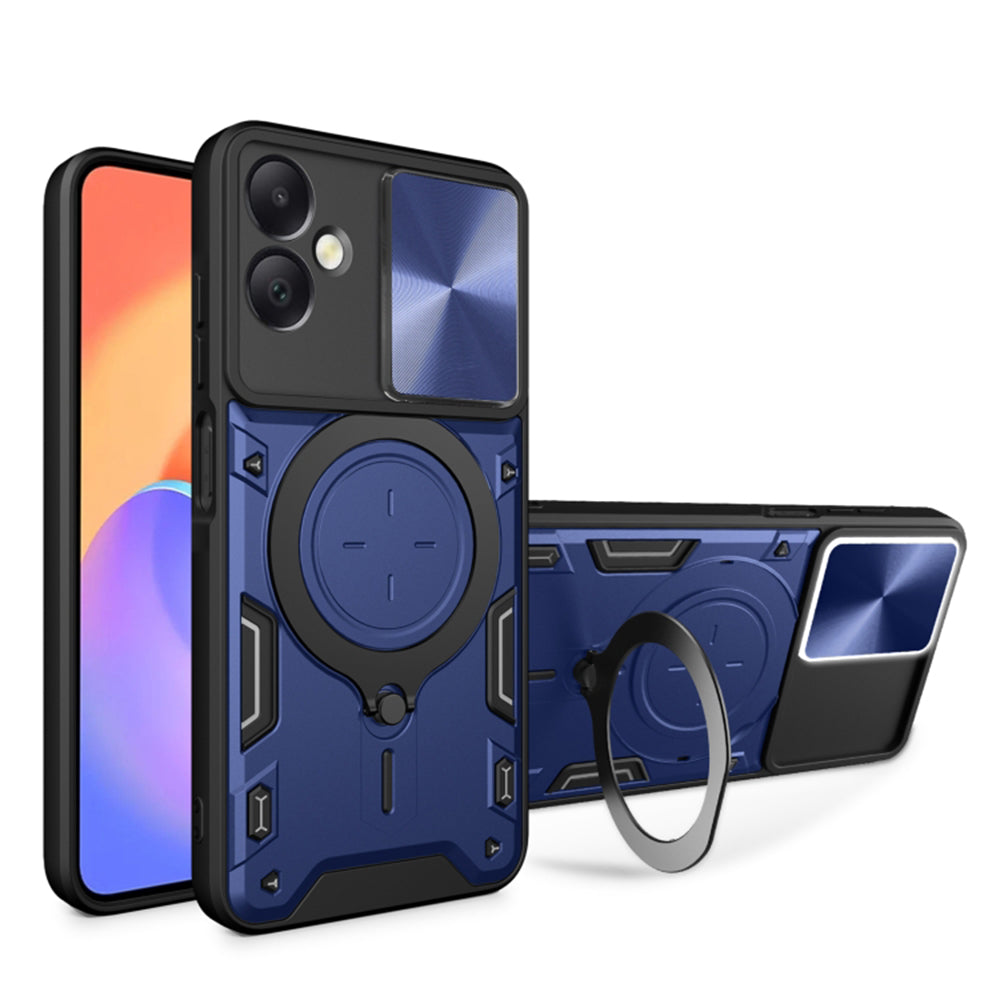 Case for Samsung Galaxy A06 A065, Techsuit, CamGuard Pro, Blue
