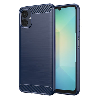 Hülle für Samsung Galaxy A06 A065, Techsuit, Carbon, Blau