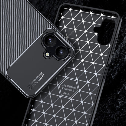 Case for Samsung Galaxy A06 A065, Techsuit, CarbonFiber, Black