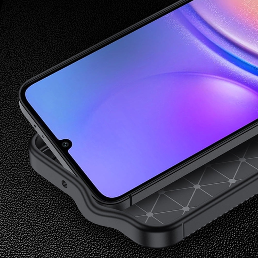 Case for Samsung Galaxy A06 A065, Techsuit, CarbonFiber, Black