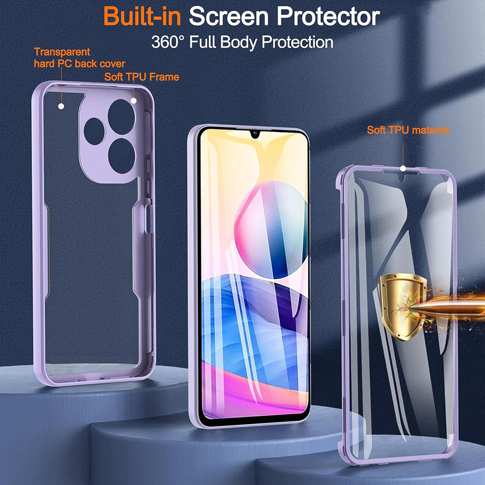 Hülle für Samsung Galaxy A06 A065, Techsuit, ColorVerse 360, Schwarz