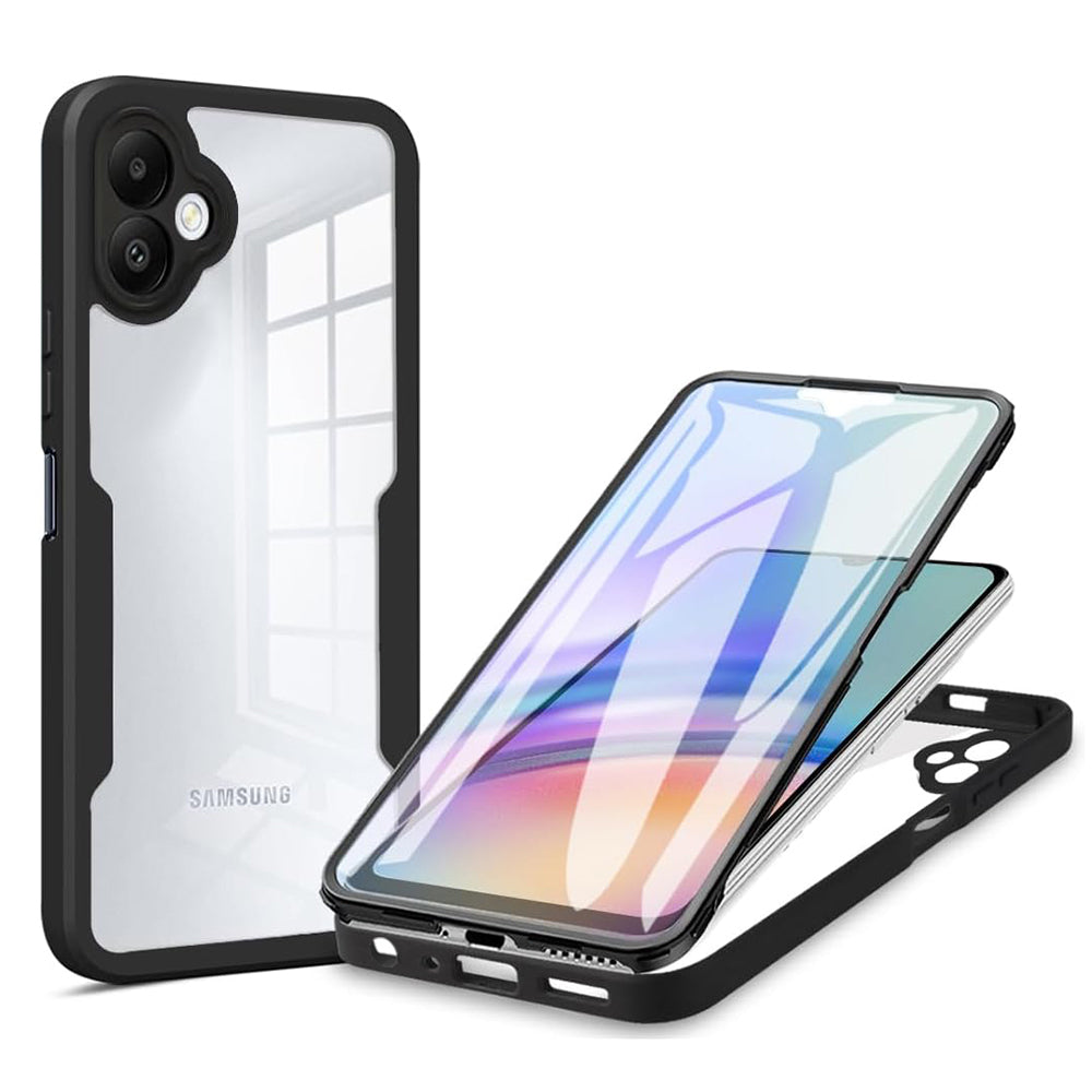 Hülle für Samsung Galaxy A06 A065, Techsuit, ColorVerse 360, Schwarz
