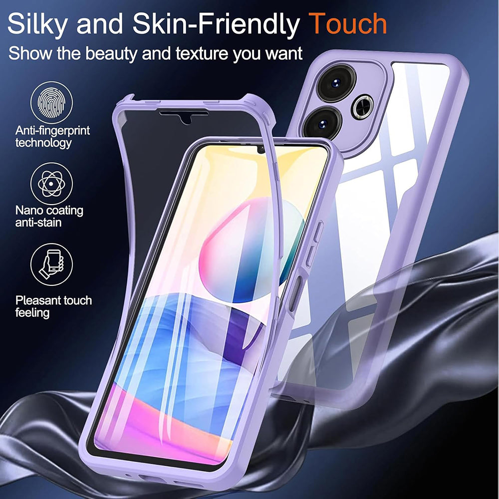 Hülle für Samsung Galaxy A06 A065, Techsuit, ColorVerse 360, Schwarz