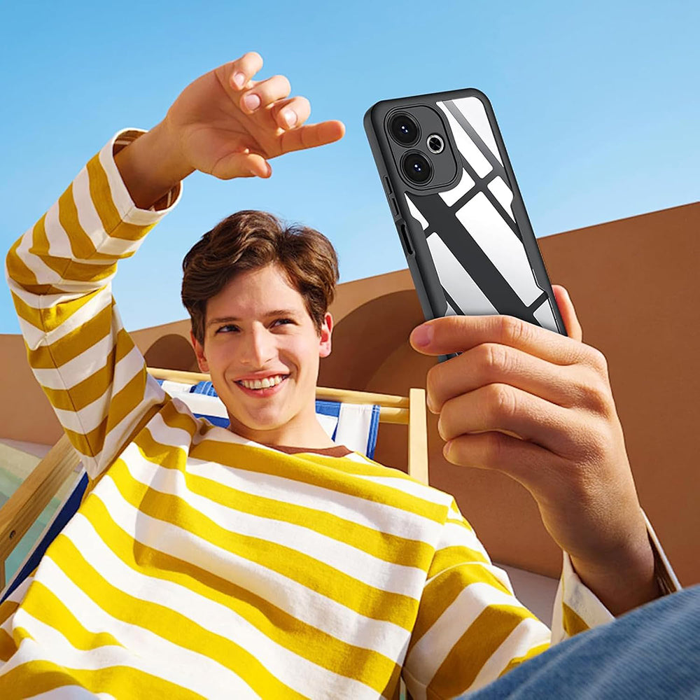 Hülle für Samsung Galaxy A06 A065, Techsuit, ColorVerse 360, Schwarz