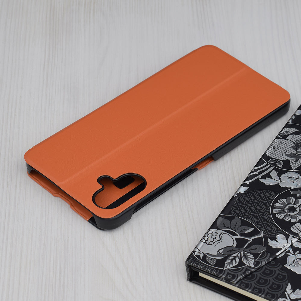 Hülle für Samsung Galaxy A06 A065, Techsuit, eFold, Orange