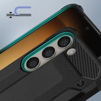 Case for Samsung Galaxy A06 A065, Techsuit, Hybrid Armor, Black