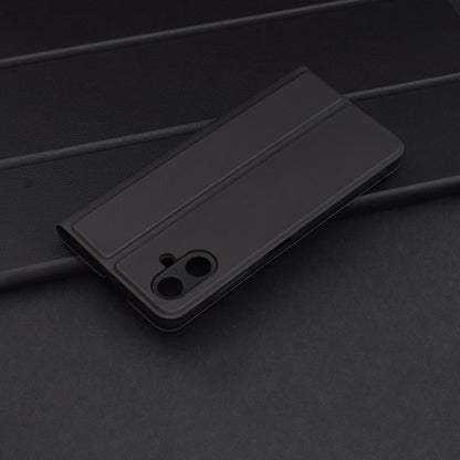 Case for Samsung Galaxy A06 A065, Techsuit, Magskin Book, Black