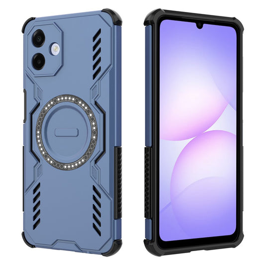 MagSafe-Hülle für Samsung Galaxy A07 4G A075, Techsuit, ArmorMag, Blau