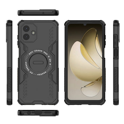 MagSafe Case for Samsung Galaxy A07 4G A075, Techsuit, ArmorMag, Black