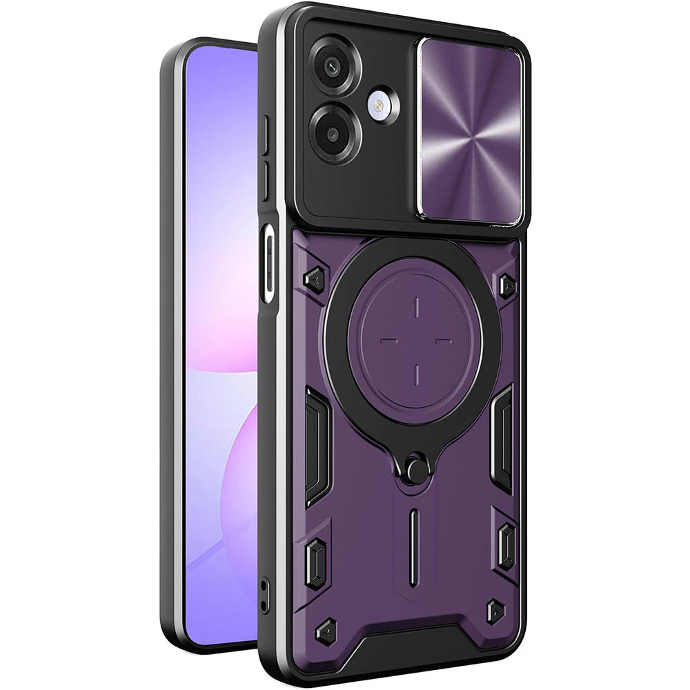 Hülle für Samsung Galaxy A07 4G A075, Techsuit, CamGuard Pro, Lila