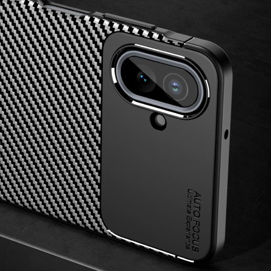 Hülle für Samsung Galaxy A07 4G A075, Techsuit, CarbonFiber, Schwarz