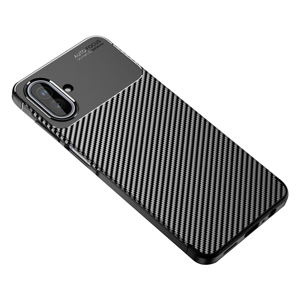 Case for Samsung Galaxy A07 4G A075, Techsuit, CarbonFiber, Black