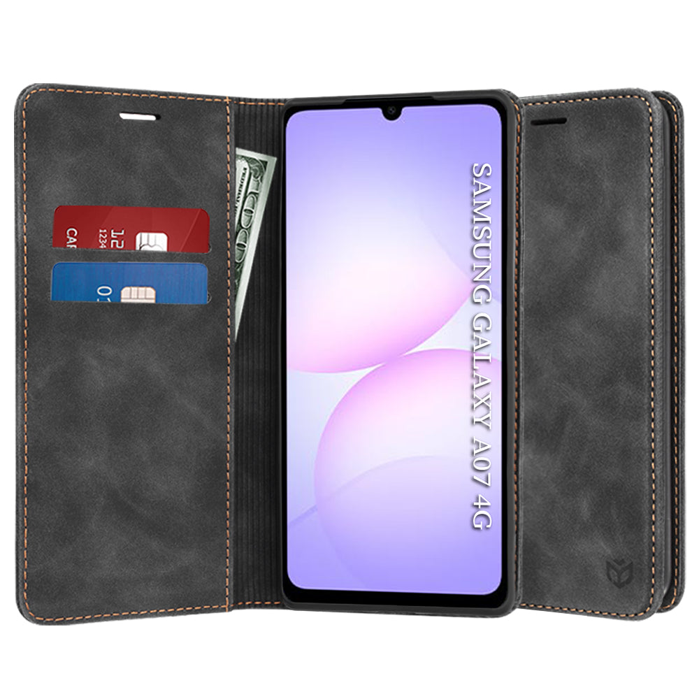 Hülle für Samsung Galaxy A07 4G A075, Techsuit, Confy, Schwarz
