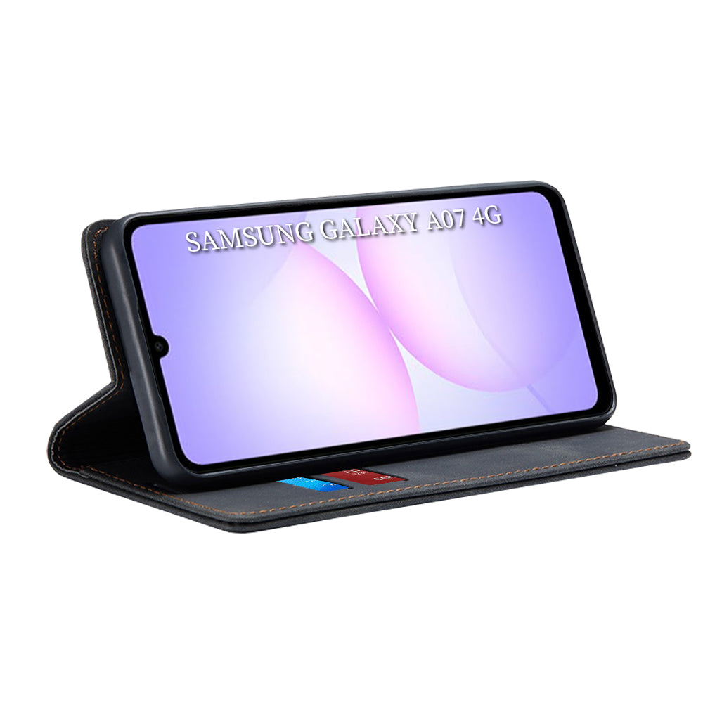 Hülle für Samsung Galaxy A07 4G A075, Techsuit, Confy, Schwarz