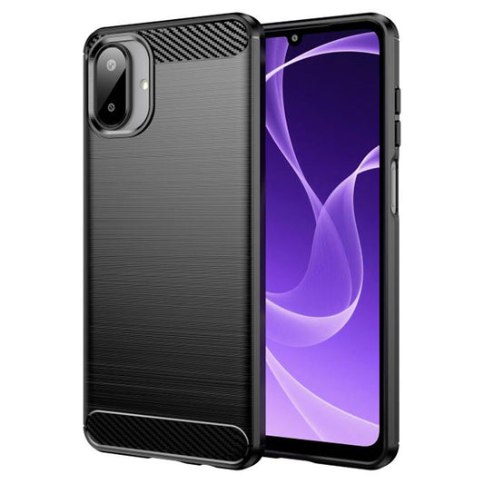 Hülle für Samsung Galaxy A07 4G A075, Techsuit, Carbon, Schwarz