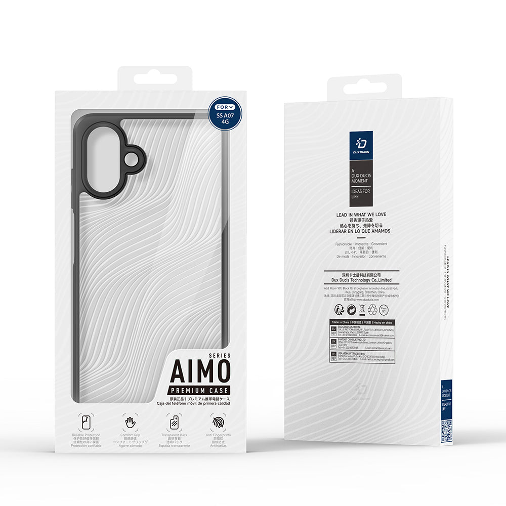 Hülle für Samsung Galaxy A08 4G A085 / A07 5G A076 / A07 4G A075, DUX DUCIS, Aimo, Schwarz