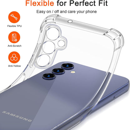 Hülle für Samsung Galaxy A10 A105, Techsuit, stoßfest klar, transparent