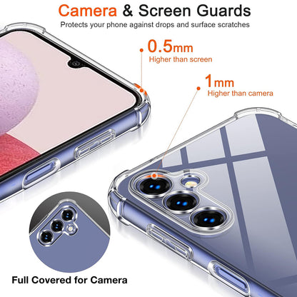 Hülle für Samsung Galaxy A10 A105, Techsuit, stoßfest klar, transparent