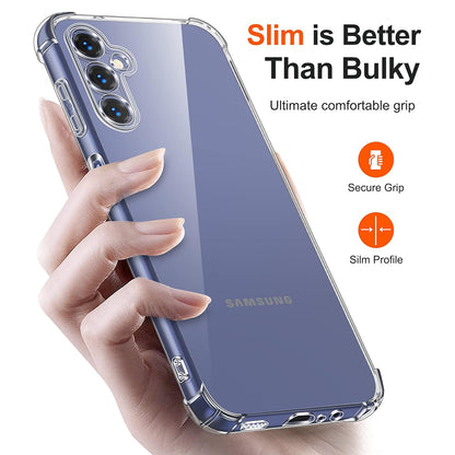 Hülle für Samsung Galaxy A10 A105, Techsuit, stoßfest klar, transparent