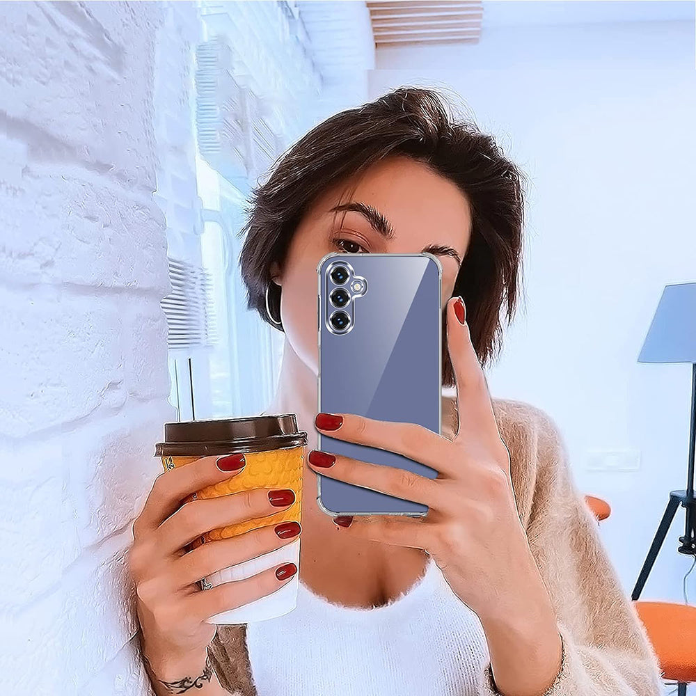 Hülle für Samsung Galaxy A10 A105, Techsuit, stoßfest klar, transparent
