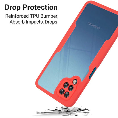 Hülle für Samsung Galaxy A12 A125, Techsuit, ColorVerse 360, Schwarz