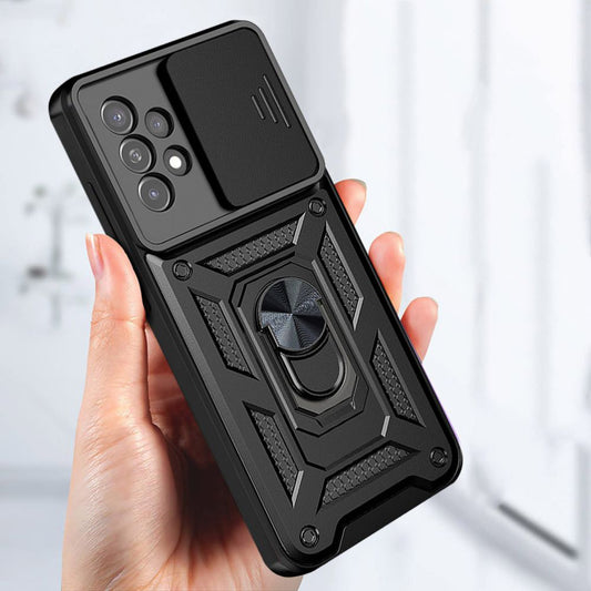 Hülle für Samsung Galaxy A13 A135, Techsuit, CamShield, Schwarz