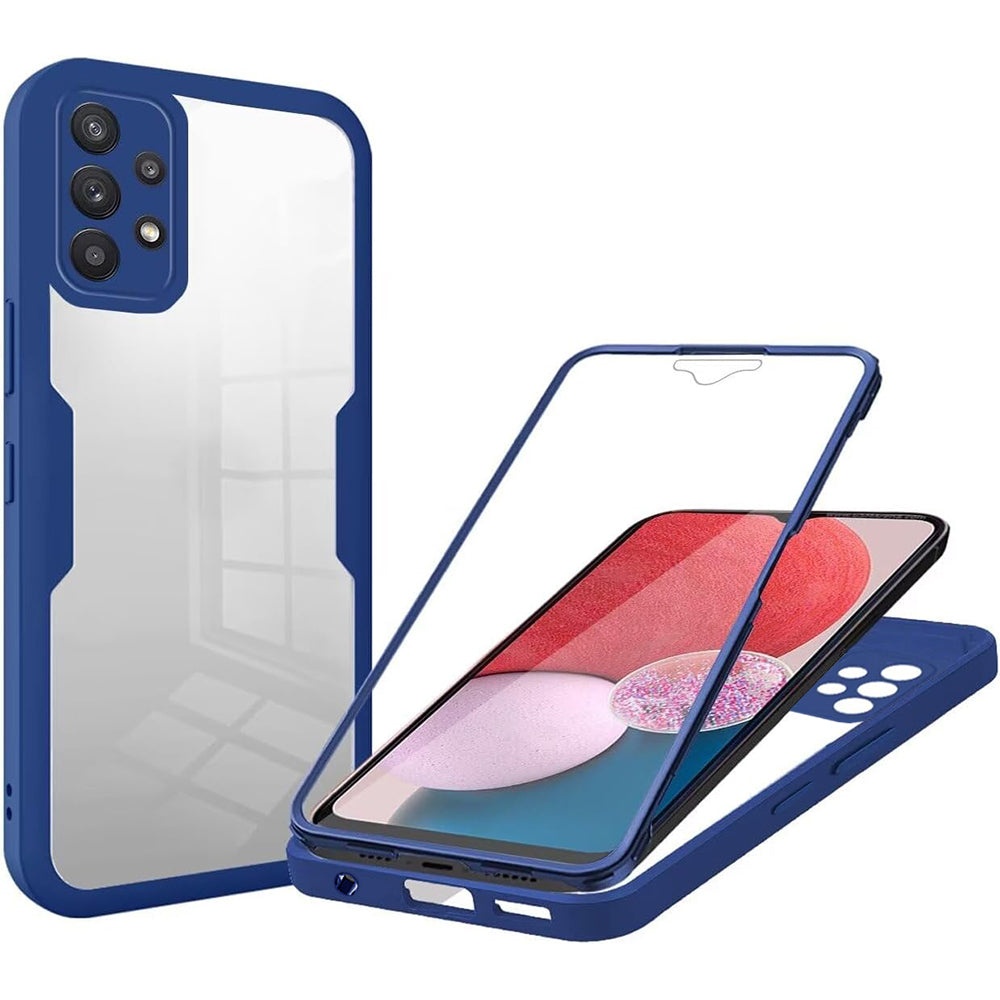 Hülle für Samsung Galaxy A13 A135, Techsuit, ColorVerse 360, Blau