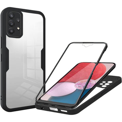 Hülle für Samsung Galaxy A13 A135, Techsuit, ColorVerse 360, Schwarz