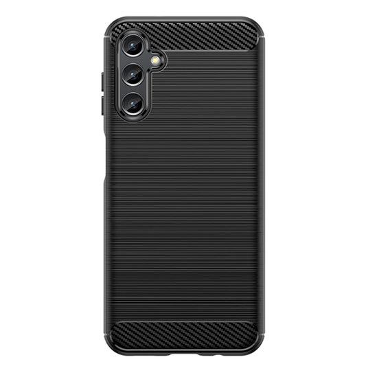 Hülle für Samsung Galaxy A14 A145 / A14 5G A146, Techsuit, Carbon, Schwarz