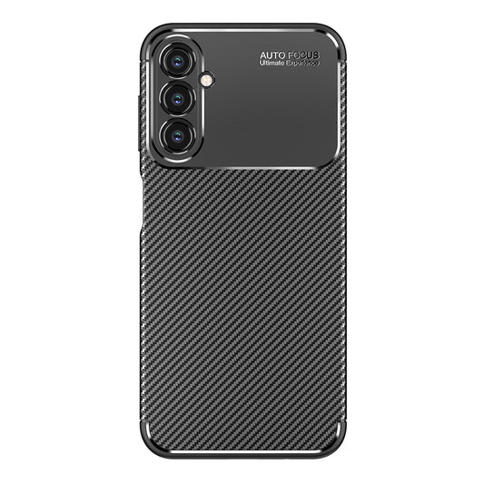 Hülle für Samsung Galaxy A14 A145 / A14 5G A146, Techsuit, CarbonFiber, Schwarz