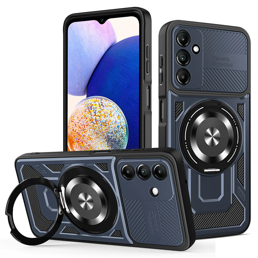 Hülle für Samsung Galaxy A14 A145 / A14 5G A146, Techsuit, RuggedCam, Blau