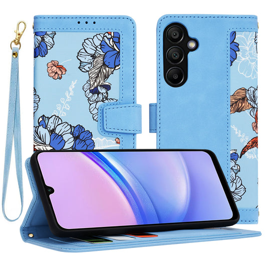 Hülle für Samsung Galaxy A15 5G A156 / A15 A155, Techsuit, FlipCraft, Blau