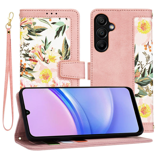 Hülle für Samsung Galaxy A15 5G A156 / A15 A155, Techsuit, FlipCraft, Rosa