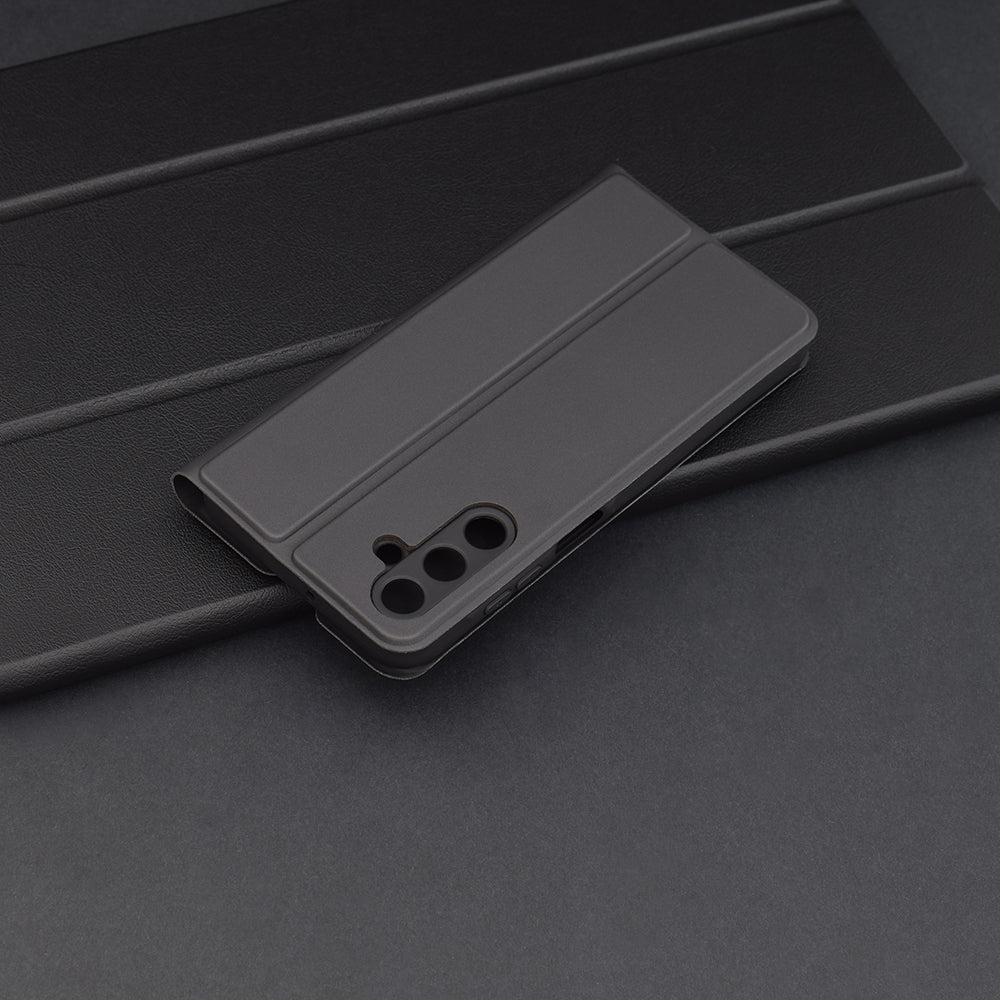 Hülle für Samsung Galaxy A15 5G A156 / A15 A155, Techsuit, Magskin Book, Schwarz