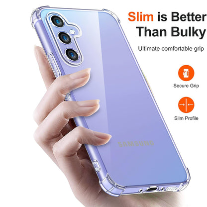 Hülle für Samsung Galaxy A15 5G A156 / A15 A155, Techsuit, stoßfest klar, transparent