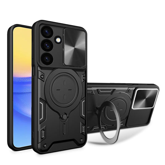 Hülle für Samsung Galaxy A16 5G A166 / A16 4G A165, Techsuit, CamGuard Pro, Schwarz