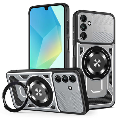 Hülle für Samsung Galaxy A16 5G A166 / A16 4G A165, Techsuit, RuggedCam, Grau
