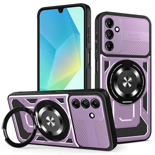 Hülle für Samsung Galaxy A16 5G A166 / A16 4G A165, Techsuit, RuggedCam, Lila