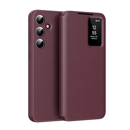 Hülle für Samsung Galaxy A16 5G A166 / A16 4G A165, Techsuit, SmartView, Rot